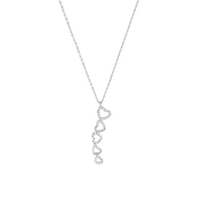 0,16 Karat Pırlanta Kalp Kolye - 3