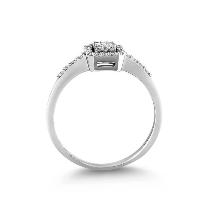 0,20 Karat Pırlanta Baget Yüzük