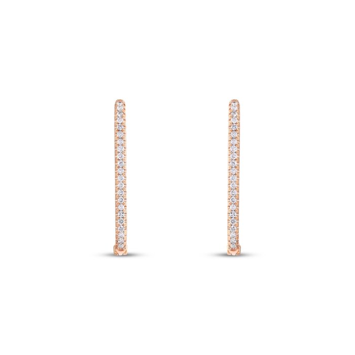 0,33 Karat Pırlanta Halka Küpe