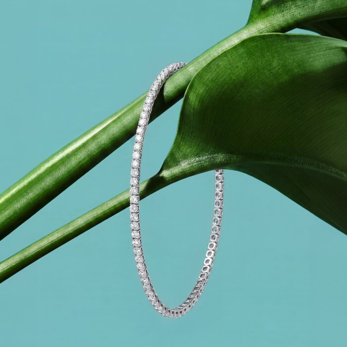 0,57 Karat Pırlanta Su Yolu Bileklik