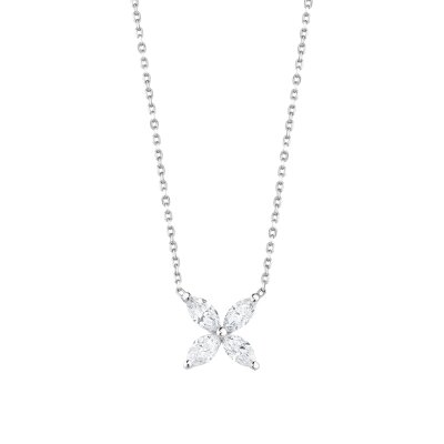 0,60 Karat Pırlanta Tasarım Kolye - 1