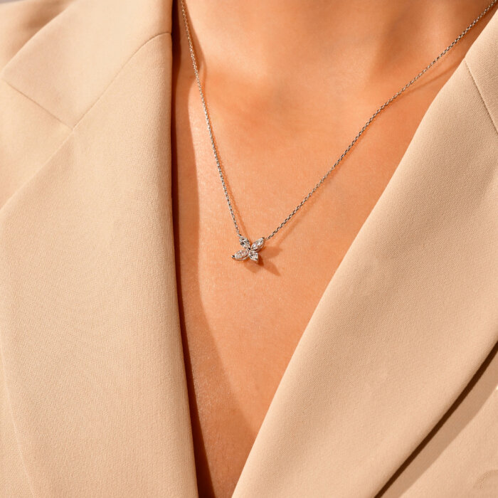 0,60 Karat Pırlanta Tasarım Kolye