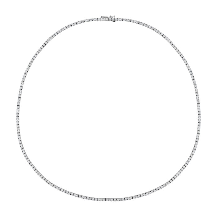 4,86 Karat Pırlanta Su Yolu Gerdanlık