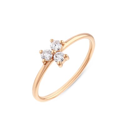 Sempre 0,23 Karat Pırlanta Mono Yüzük - 1