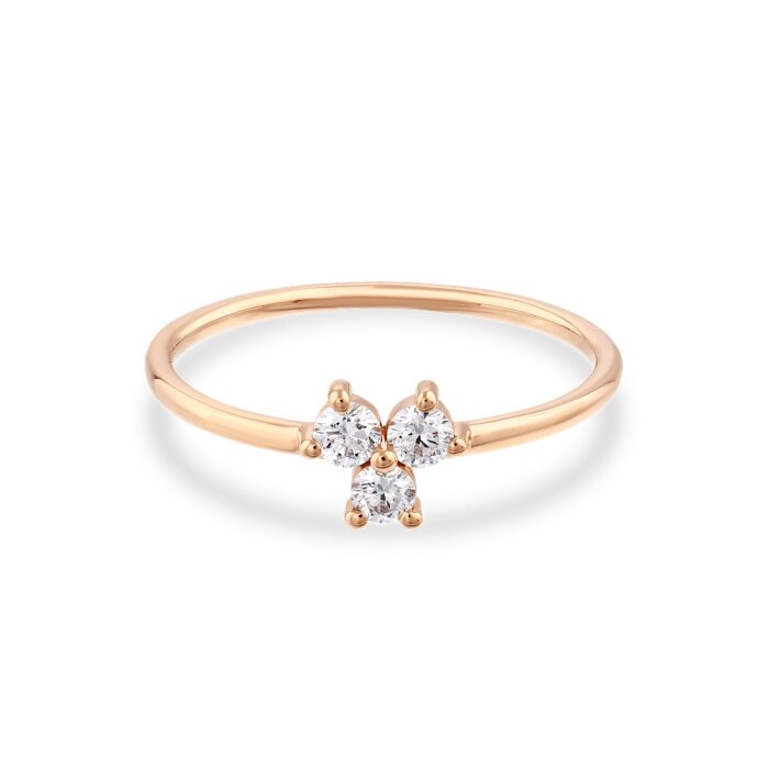 Sempre 0,23 Karat Pırlanta Mono Yüzük