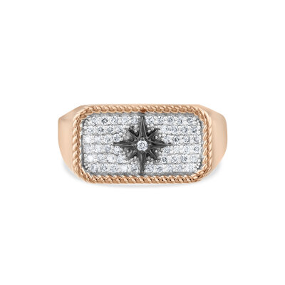 Sempre 0,25 Karat Pırlanta Mühr Yüzük - 2