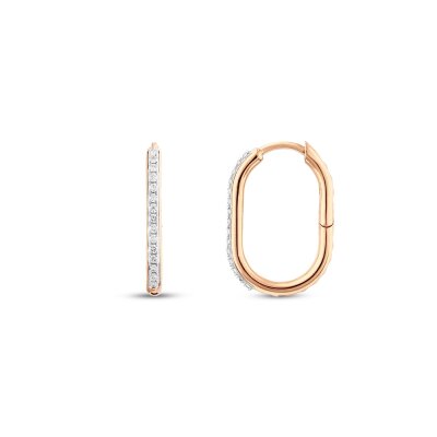 Sempre 0,27 Karat Pırlanta Yalın Küpe - 1