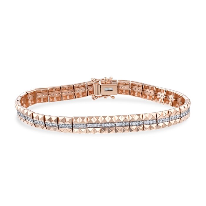 Sempre 0,97 Karat Pırlanta Form Bileklik