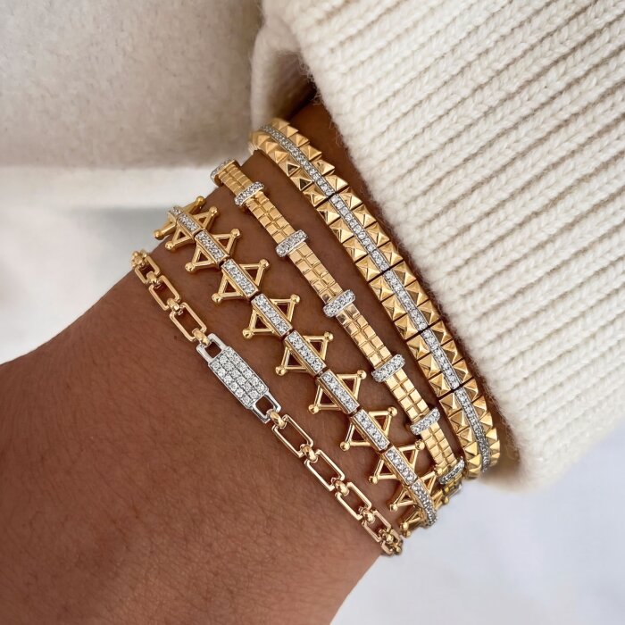 Sempre 0,97 Karat Pırlanta Form Bileklik