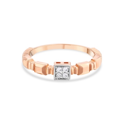 Star x Aura 0,06 Karat Pırlanta Tasarım Yüzük - 2